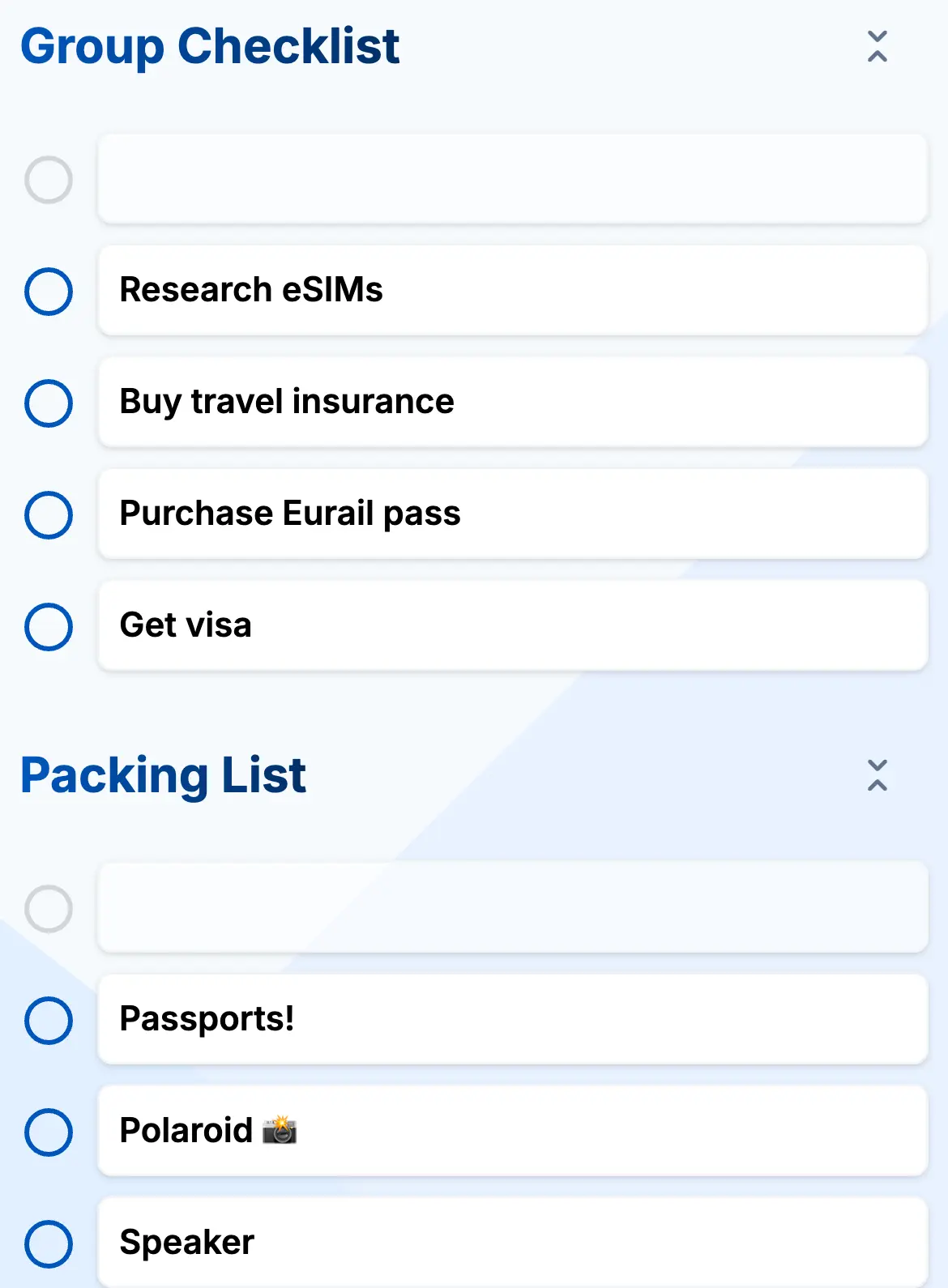 Germany checklist